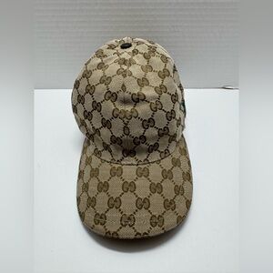 Gucci Tan Monogram Cap